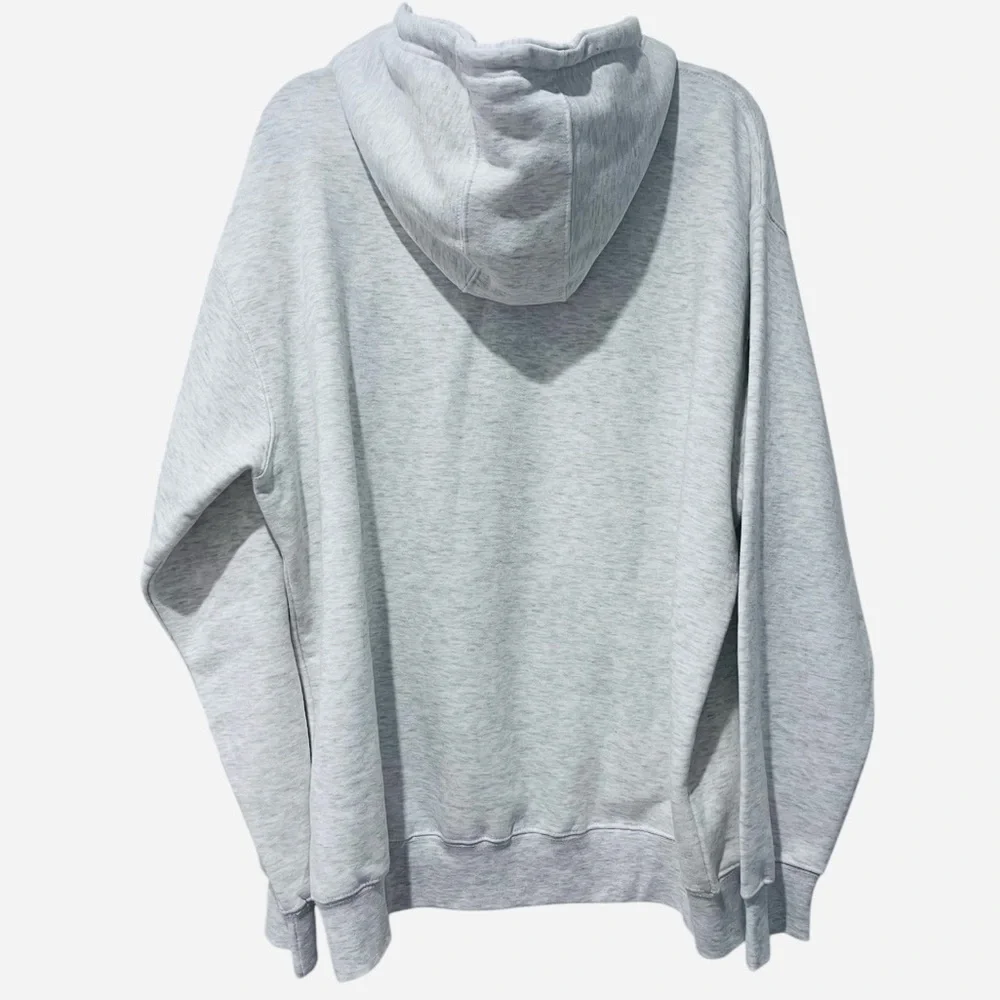 NWOT Santa Barbara Premium Quality Hoodie Fleece Lined XL Heather Gray - Picture 5 of 9